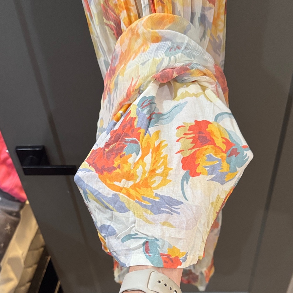 Sundance Floral Maxi Dress in Orange and Yellow - Picture 5 of 7